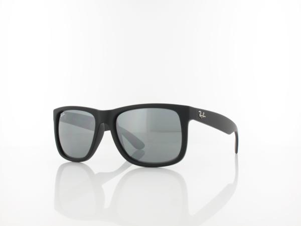 Ray Ban | Justin RB4165 622/6G 54 | rubber black / grey mirror silver