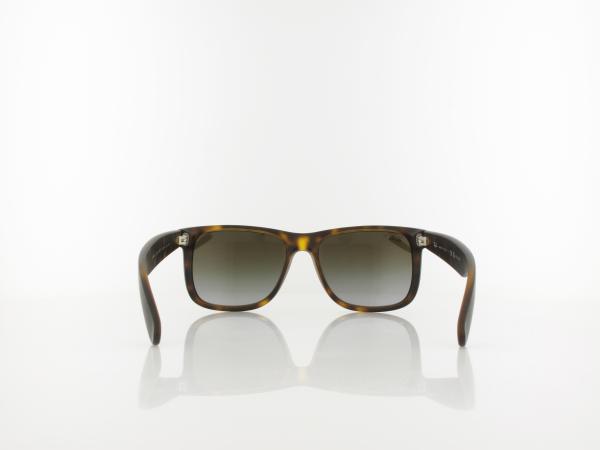 Ray Ban | Justin RB4165 865/T5 55 | rubber havana / grey gradient brown polarized