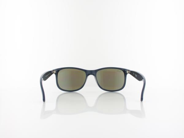 Ray Ban | Andy RB4202 615355 55 | shiny blue on matte top / green mirror blue