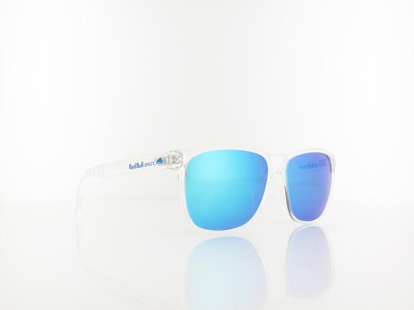 Red Bull SPECT | EARLE 004P 57 | shiny xtal clear / smoke with blue mirror pol