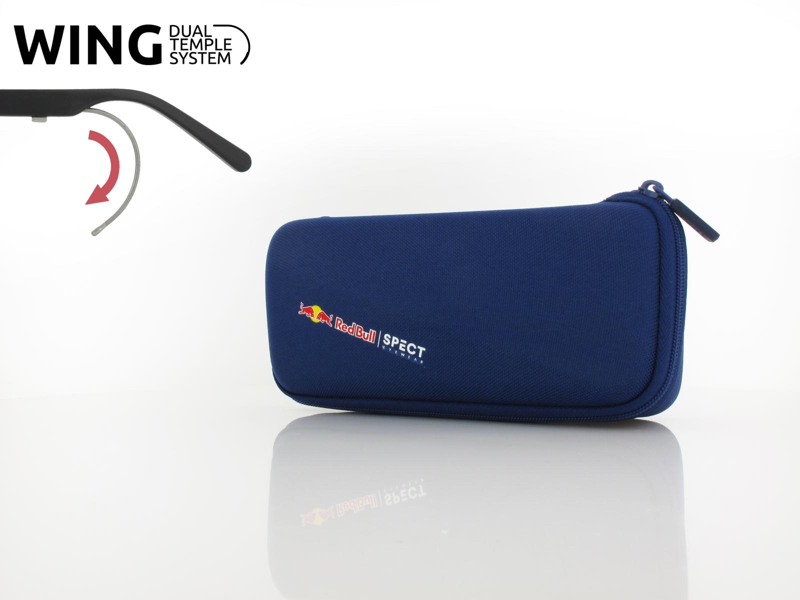 Red Bull SPECT | KANE 03P 58 | black / smoke with blue mirror