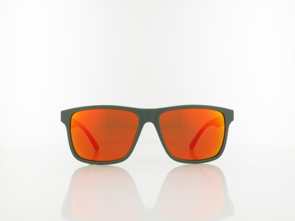 Red Bull SPECT | MAZE 003P 58 | green / brown with red mirror polarized