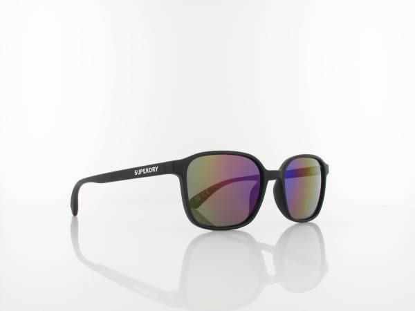 Superdry | 5028 104 52 | matte black / rainbow mirror