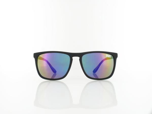 Superdry | Shockwave 127 55 | matte black rubber /  grey - violet mirror