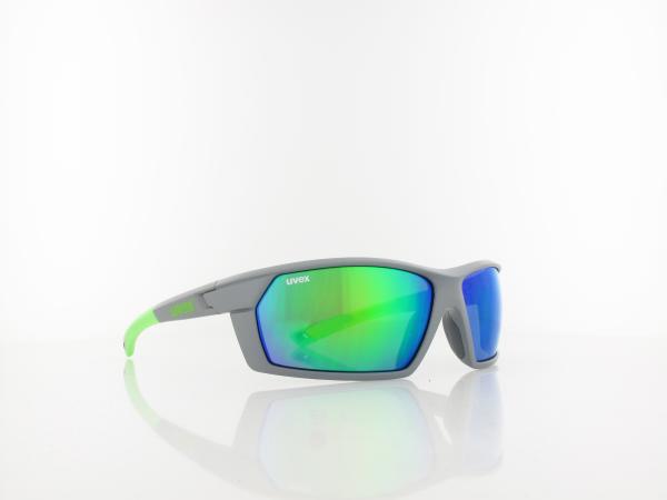 UVEX | sportstyle 225 S532025 5716 65 | grey green mat / mirror green