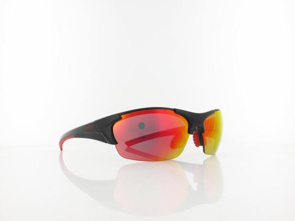 UVEX | blaze III S532046  2316 70 | black red / mirror red - ltm orange - clear