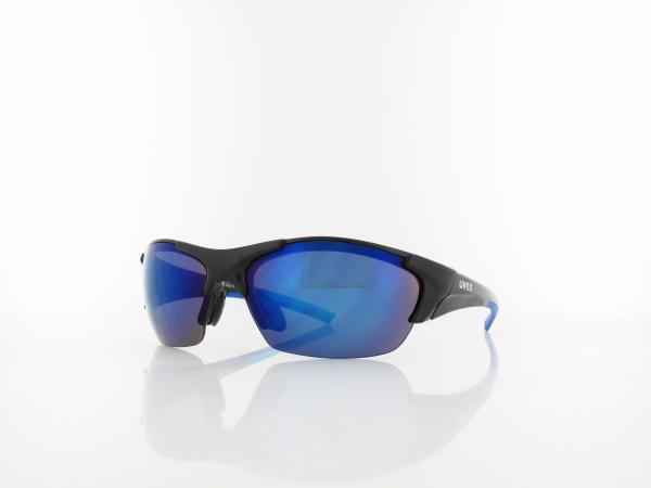 UVEX | blaze III S532046  2416 70 | black blue / mirror blue - ltm orange - clear