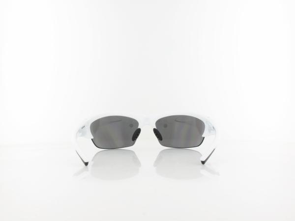 UVEX | blaze III S532046  8216 70 | white black / ltm silver -ltm orange - clear