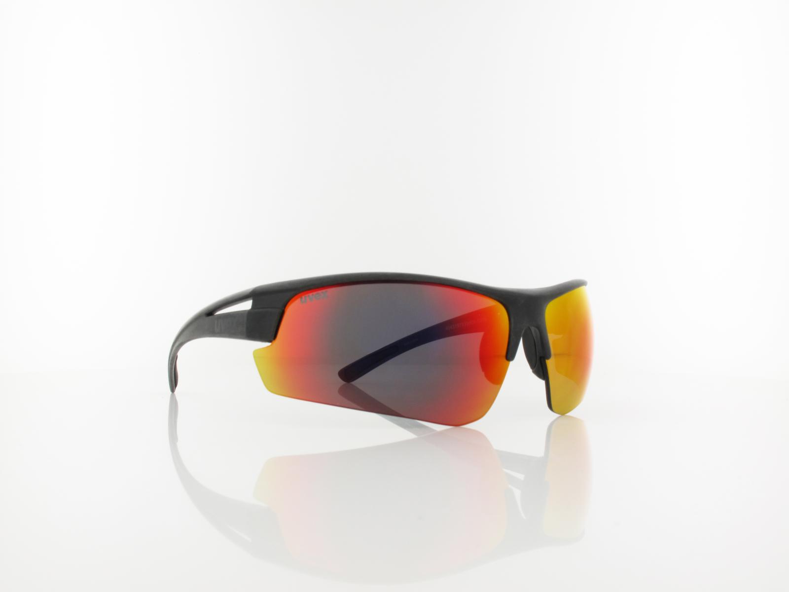 UVEX | sportstyle ocean P S532089 2230 80 | black mat / polavision mirror red