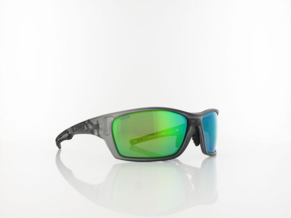 UVEX | sportstyle 232 P S533002 5170 63 | smoke mat / polavision mirror green