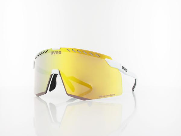UVEX | pace stage CV S533052 8882 145 | white matt / colorvision mirror yellow