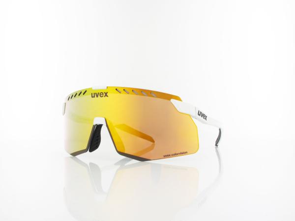 UVEX | pace stage S CV S533073 8882 140 | white matt / colorvision mirror yellow