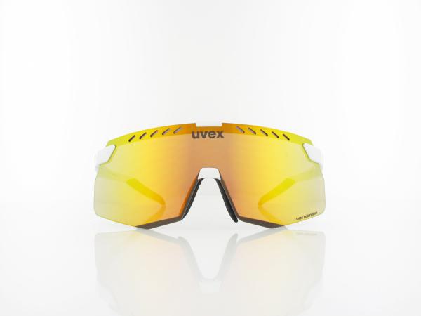 UVEX | pace stage S CV S533073 8882 140 | white matt / colorvision mirror yellow