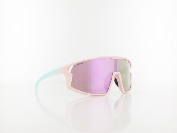 UVEX | skyryse jr. S533076 3716 125 | pink-green matt / mirror pink