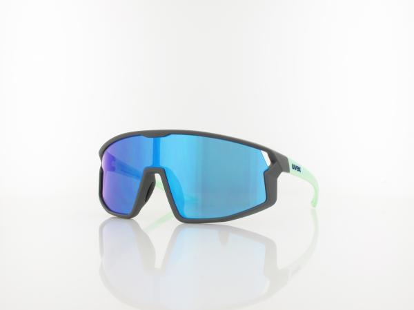 UVEX | skyryse jr. S533076 5716 125 | grey-green matt / mirror blue