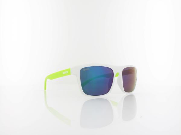 UVEX | rookie S533077 5616 50 | white-lime matt / mirror green
