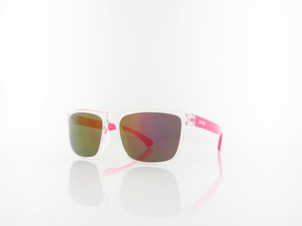 UVEX | rookie S533077 9316 50 | clear pink / mirror pink