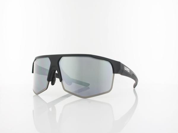 UVEX | axos set S533081 2216 70 | black matt / mirror silver - clear
