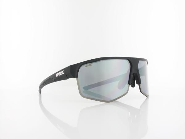 UVEX | axos set S533081 2216 70 | black matt / mirror silver - clear