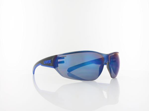 UVEX | equate S533082 2416 70 | black-blue matt / mirror blue