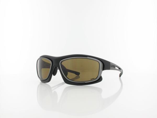 UVEX | RXd 4000 9002 1214 59 | black matt gun matt / brown