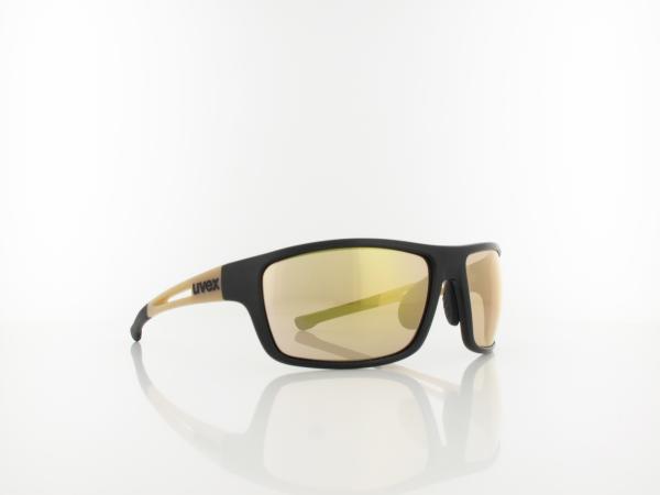 UVEX | RXd 4001 planet 1257 9053 65 | matte used black / brown gold mirror