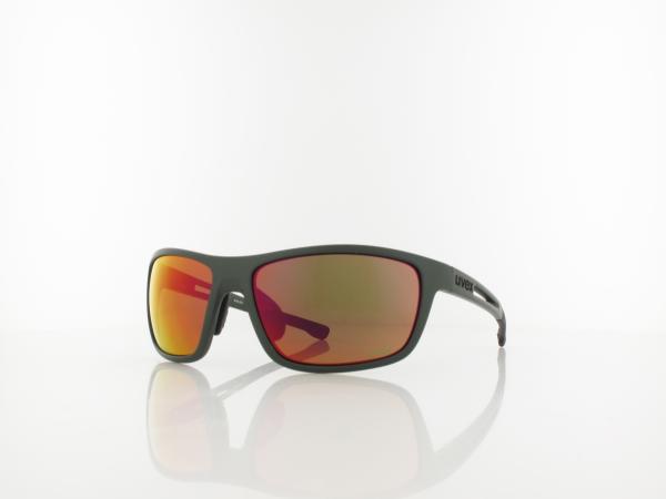 UVEX | RXd 4004 CV 7200 9054 58 | khaki matt / cv nature - red mirror