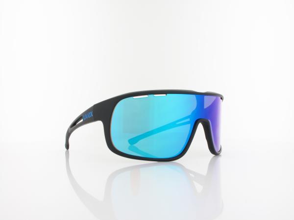 UVEX | RXs 4300 1200 9037 135 | black matt / grey - blue mirror