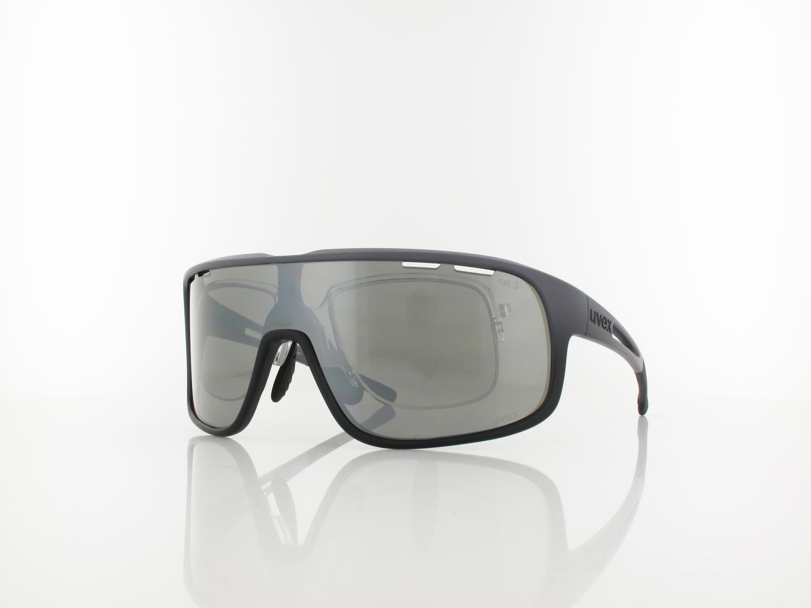 UVEX | RXs 4300 2212 9034 135 | grey black matt / grey - silver mirror