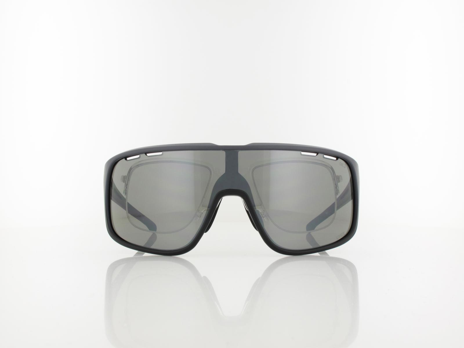 UVEX | RXs 4300 2212 9034 135 | grey black matt / grey - silver mirror