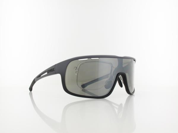 UVEX | RXs 4300 2212 9034 135 | grey black matt / grey - silver mirror