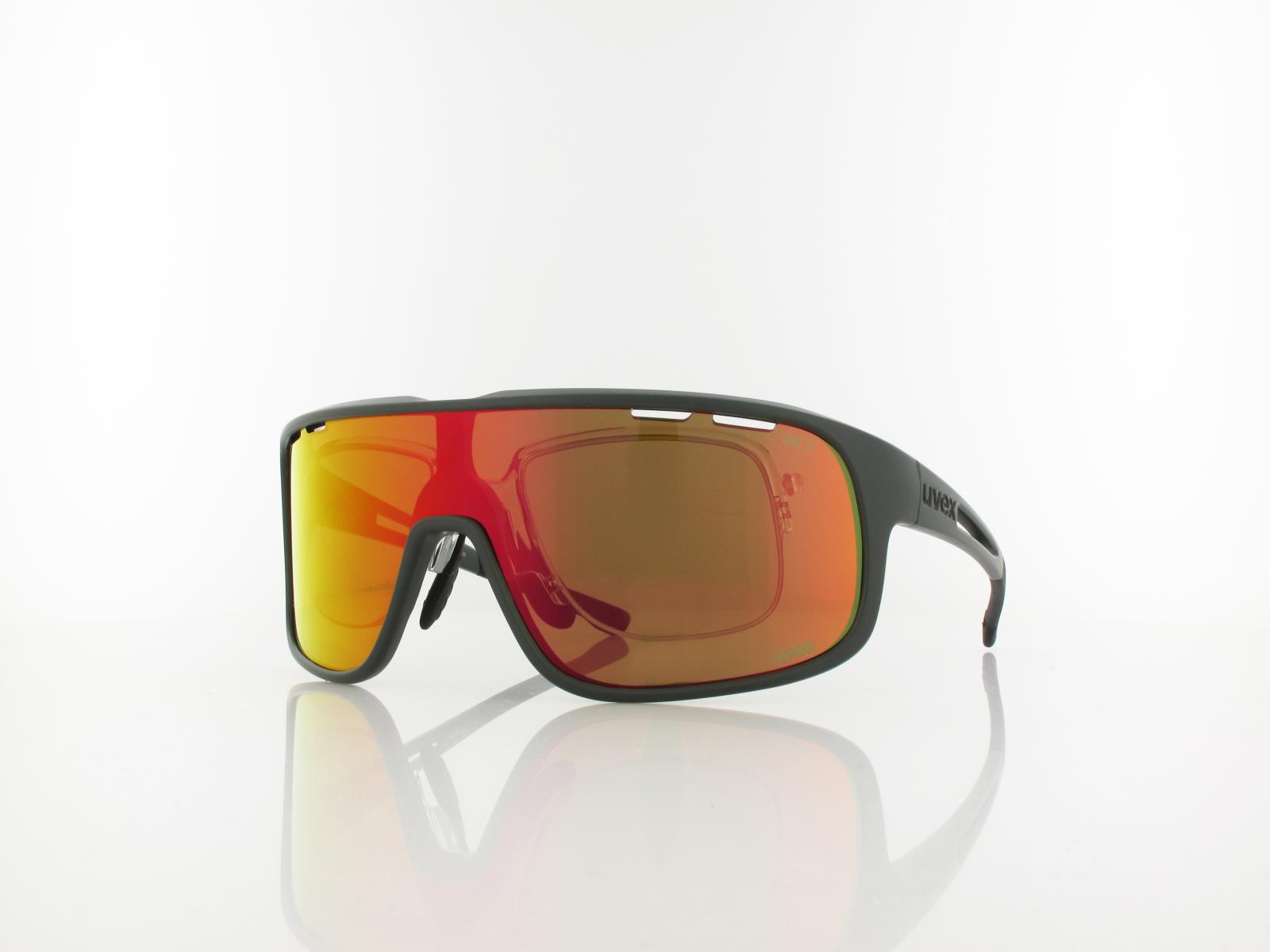 UVEX | RXs 4300 CV 7200 9054 135 | khaki matt / cv nature - red mirror