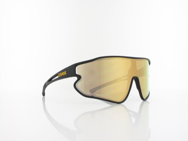 UVEX | RXs 4301 1200 9053 135 | black matt / brown - gold mirror