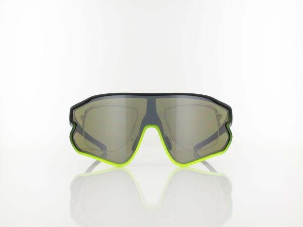 UVEX | RXs 4301 CV 1249 9055 135 | black matt yellow / cv nature - silver mirror