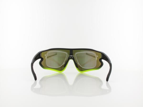 UVEX | RXs 4301 CV 1249 9055 135 | black matt yellow / cv nature - silver mirror