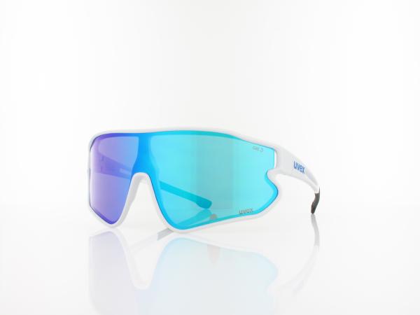 UVEX | RXs 4301 2000 9037 135 | white shiny / grey - blue mirror