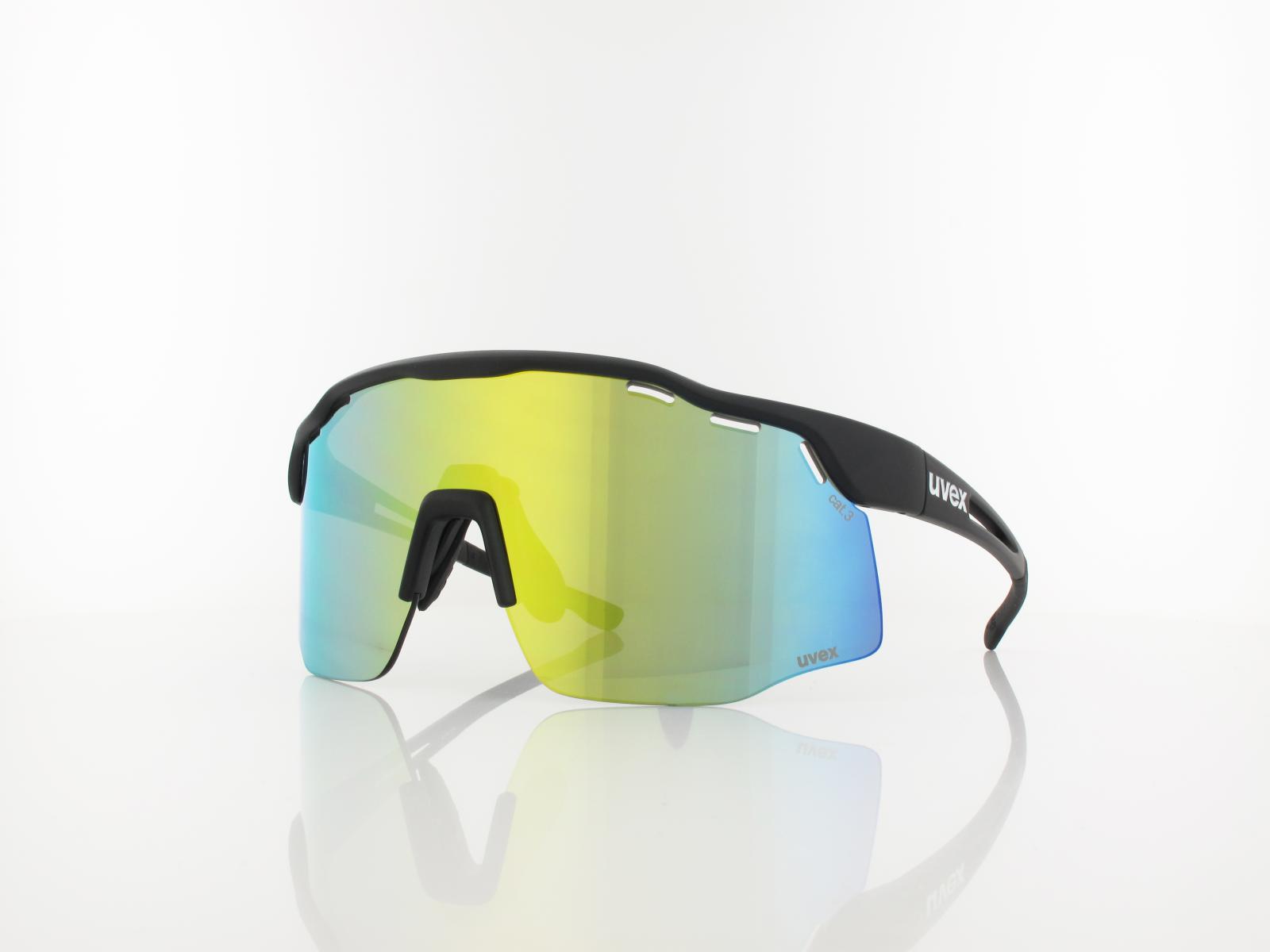 UVEX | RXs 4302 9059 1200 165 | black matt / yellow mirror - orange