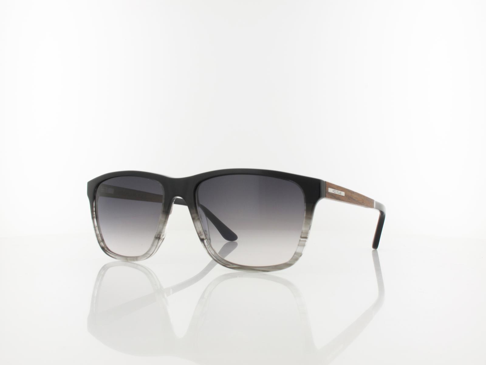 Wood Fellas | Focus Wood Acetate 11716 6869 56 | macassar black grey / grey gradient