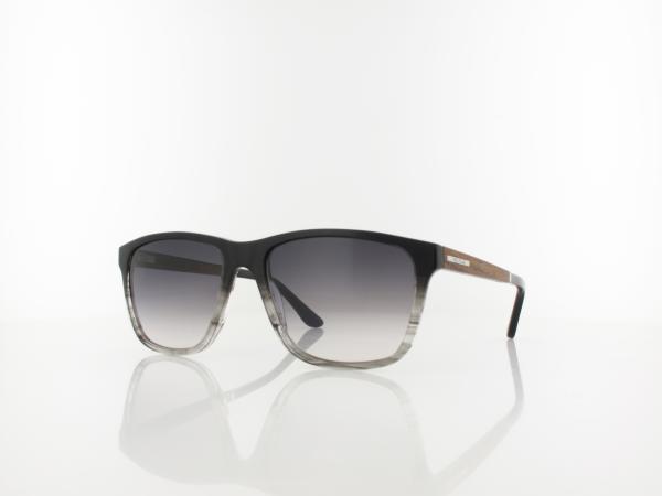 Wood Fellas | Focus Wood Acetate 11716 6869 56 | macassar black grey / grey gradient