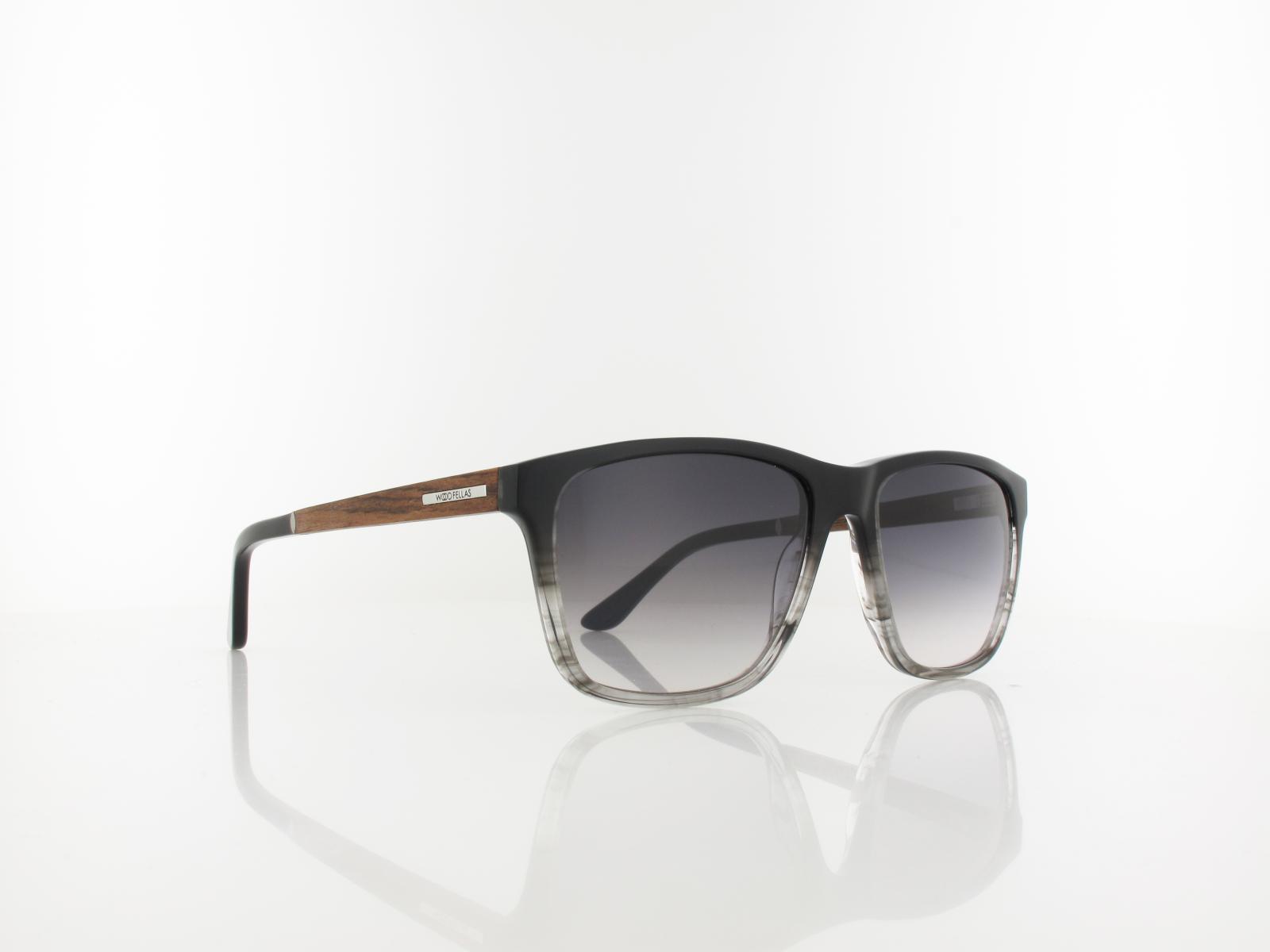 Wood Fellas | Focus Wood Acetate 11716 6869 56 | macassar black grey / grey gradient