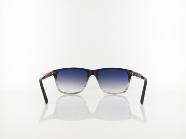 Wood Fellas | Focus Wood Acetate 11716 6869 56 | macassar black grey / grey gradient