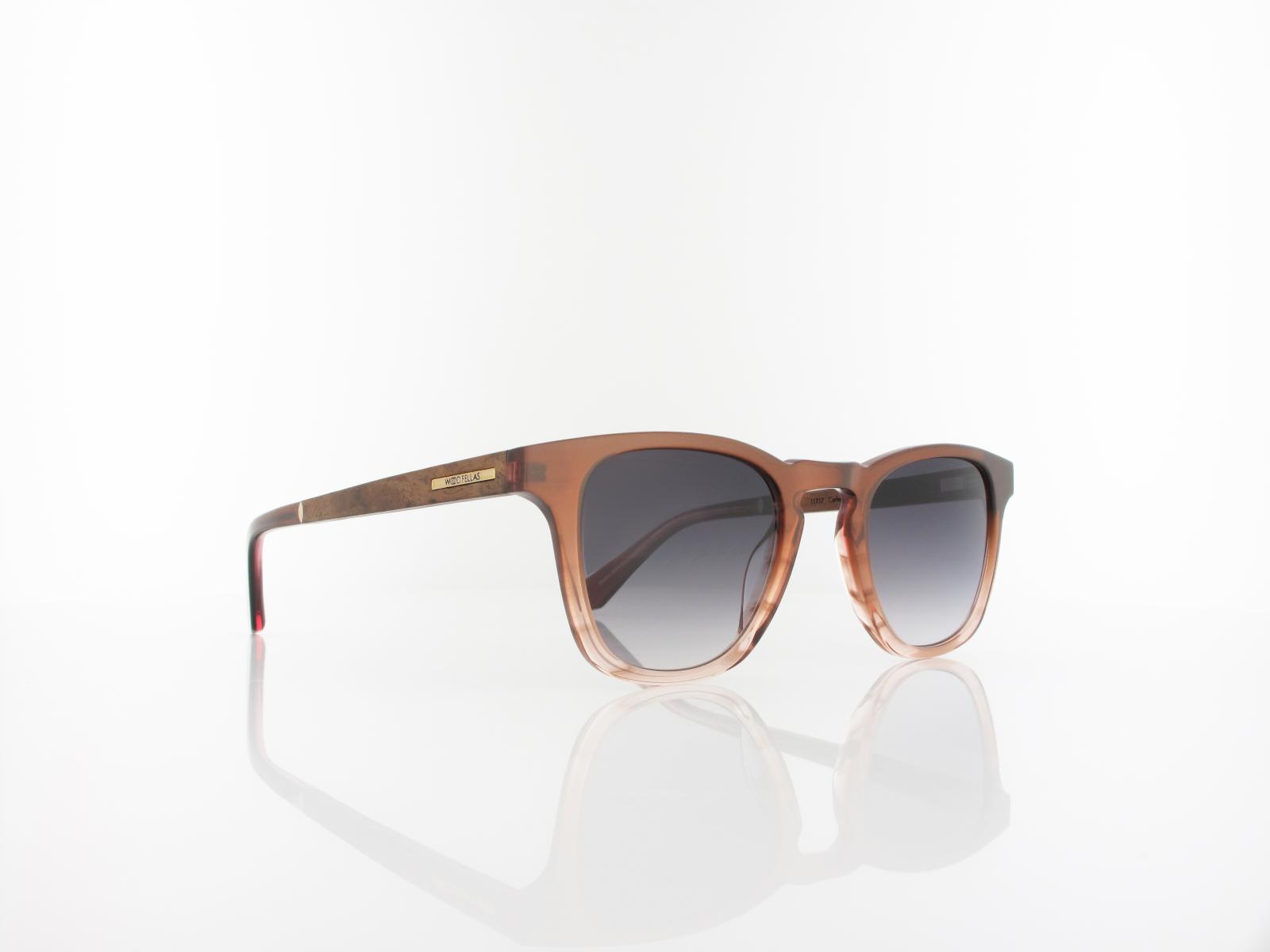Wood Fellas | Mindset Wood Acetate 11717 6949 48 | curled brown / grey gradient