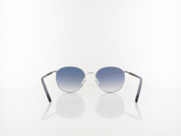 Wood Fellas | Hub Wood Stainless Steel 11723 6875 53 | curled silver / grey gradient mirror