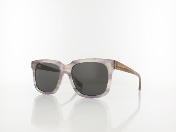 Wood Fellas | Morph Wood Acetate 11727 7079 53 | macassar grey / grey polarized