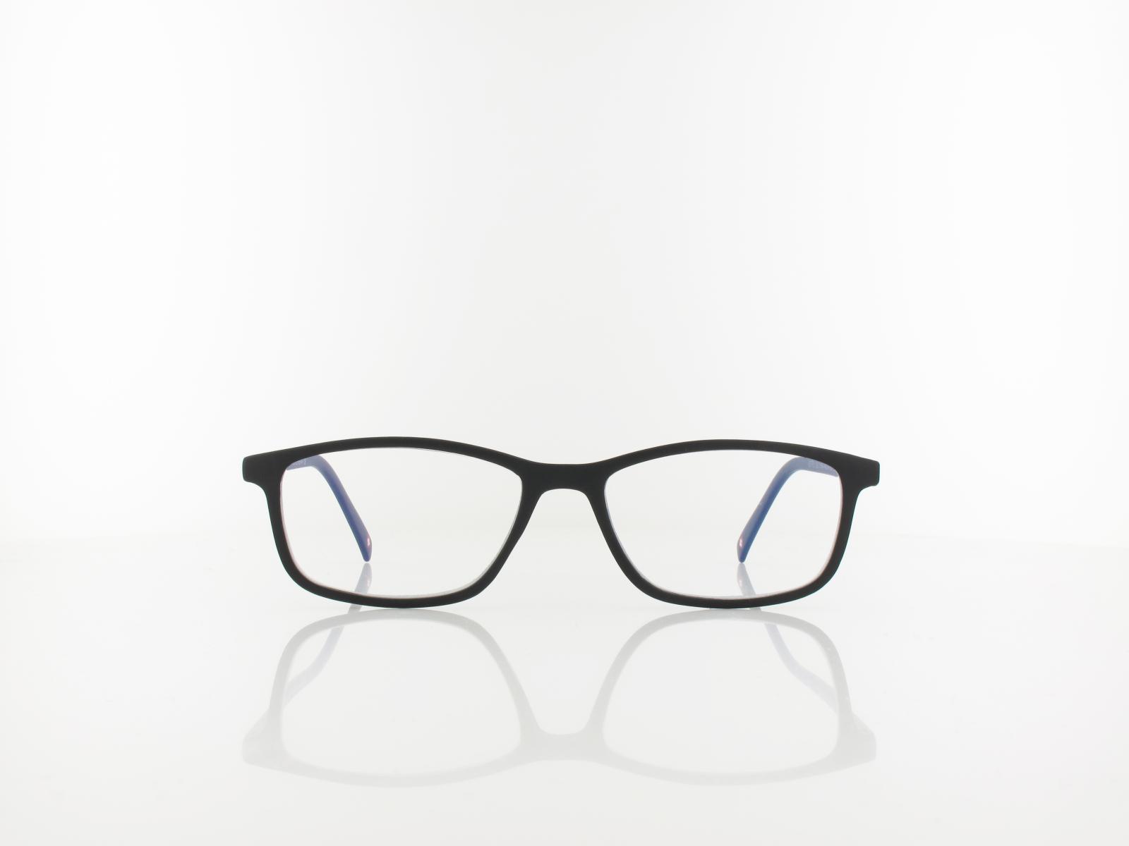Brilando | BLF51 BLUE-UVFertiglesebrille | matt black | +1,50