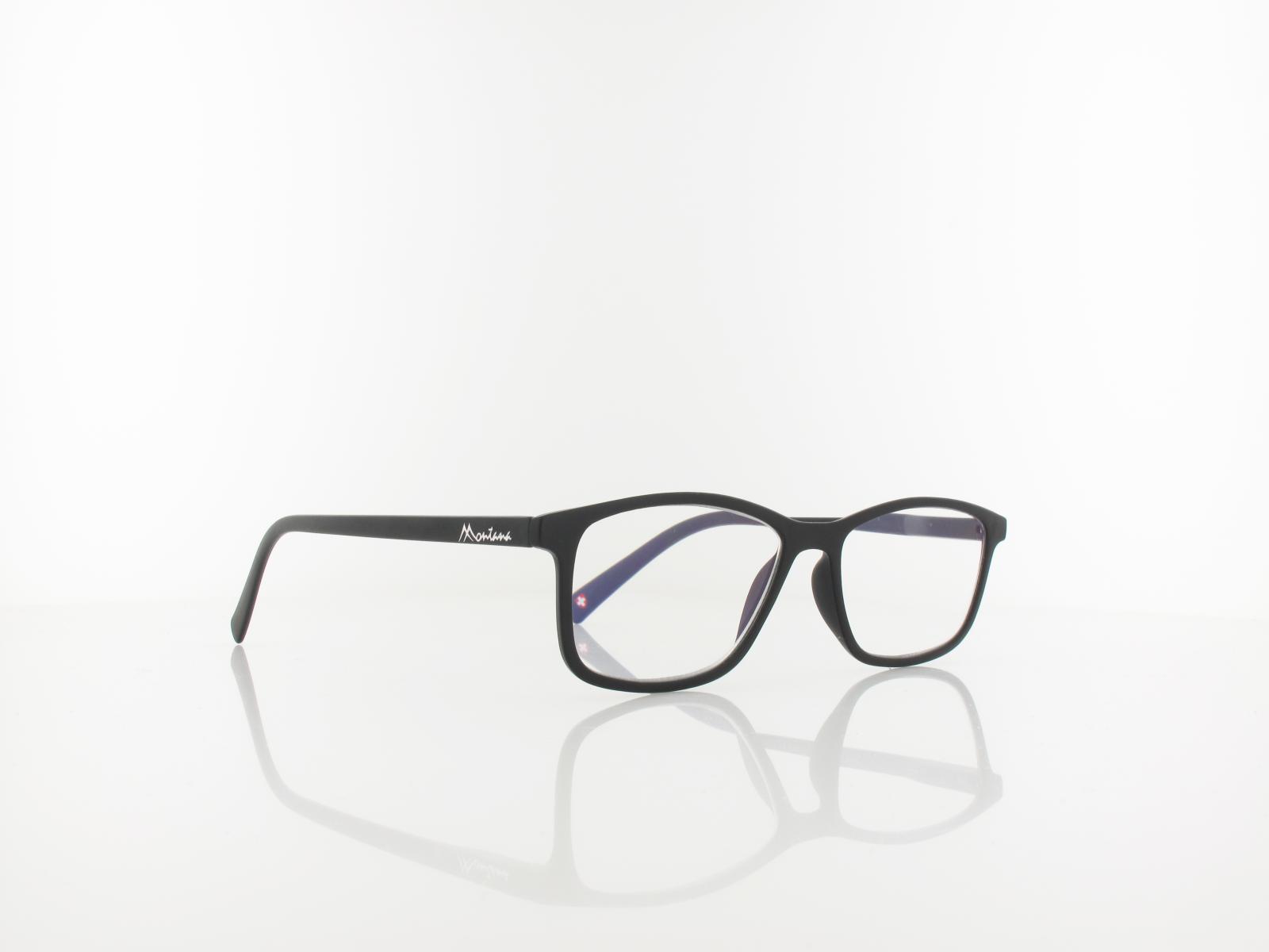 Brilando | BLF51 BLUE-UVFertiglesebrille | matt black | +1,50