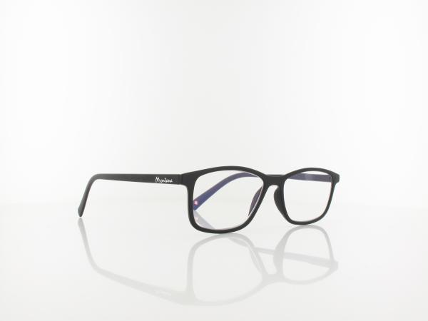 Brilando | BLF51 BLUE-UVFertiglesebrille | matt black | +2,00