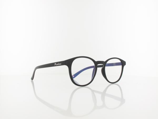 Brilando | BLF52 BLUE-UV Fertiglesebrille | matt black | +1,00