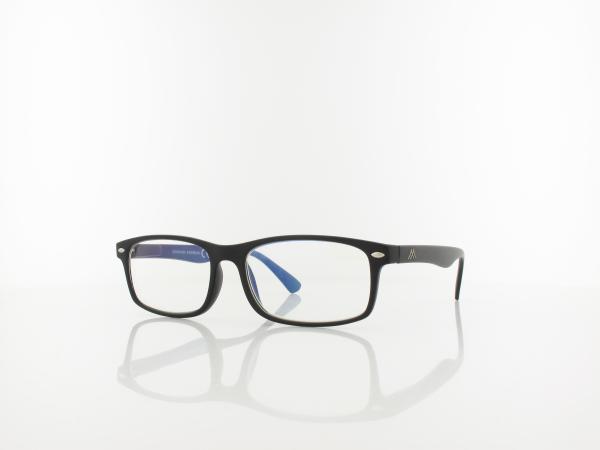 Brilando | HBLF83 BLUE-UV Fertiglesebrille | black | +0,00