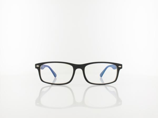 Brilando | HBLF83 BLUE-UV Fertiglesebrille | black | +0,00
